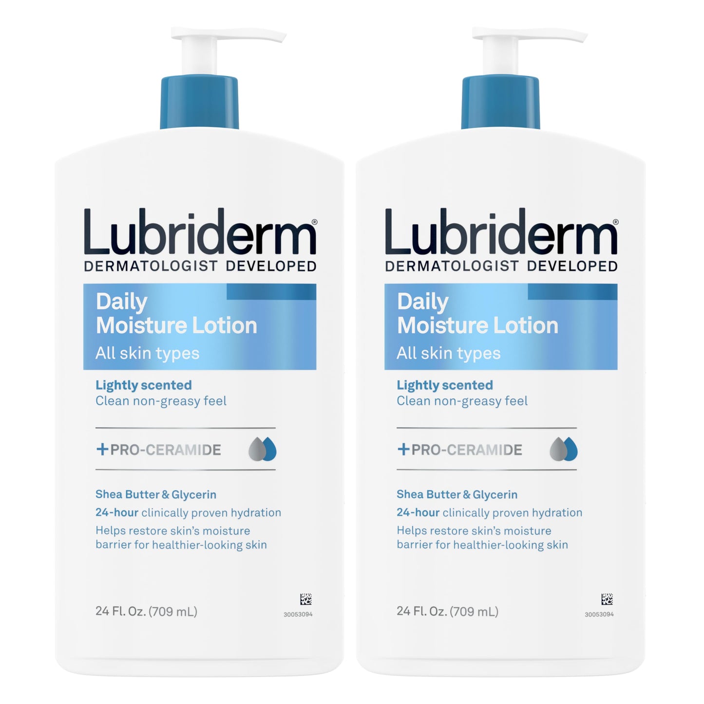 Lubriderm Daily Moisture Lotion + Pro-Ceramide with Shea Butter & Glycerin Helps Moisturize Dry Skin, Hydrating Face, Hand & Body Lotion, Light Scent Beauty & Personal Care Lubriderm