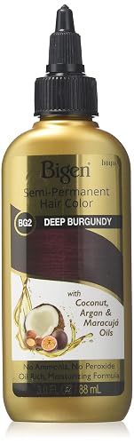 Bigen Semi-Permanent Haircolor #Bg2 Deep Burgundy 3 Ounce (88ml) (3 Pack) Beauty & Personal Care Bigen