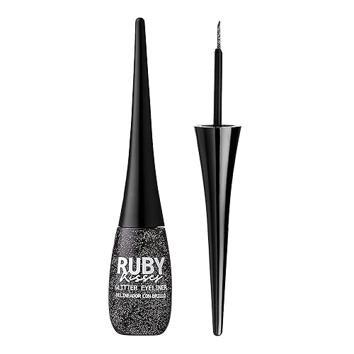 Ruby Kisses Eye Bling Glitter Eyeliner, Glitz N' Black Beauty & Personal Care Ruby Kisses