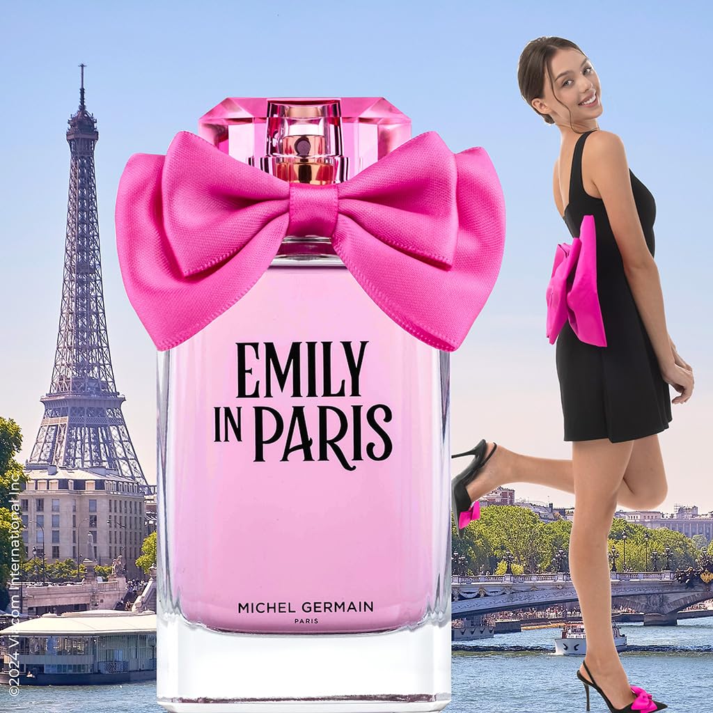 Michel Germain Emily in Paris Eau de Parfum Fragrance Spray, Floral Woody Scent, Top Notes of Seductive Neroli, French Pear, Wild Black Currant Beauty & Personal Care Michel Germain