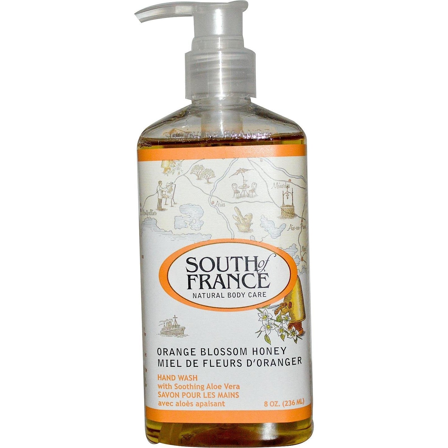 South of France Liquid Soap, Orange Blossom Honey, 8 Fluid Ounce Beauty & Personal Care South Of France