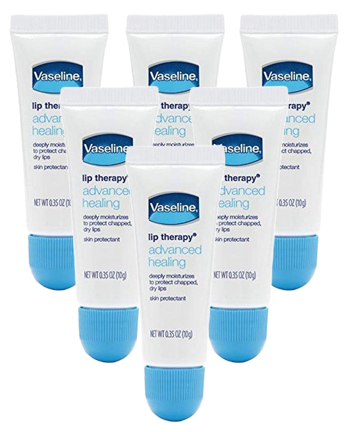 VASELINE Lip Therapy Advanced Healing Formula, 0.35 Oz (6 Pack) Beauty and Personal Care Vaseline