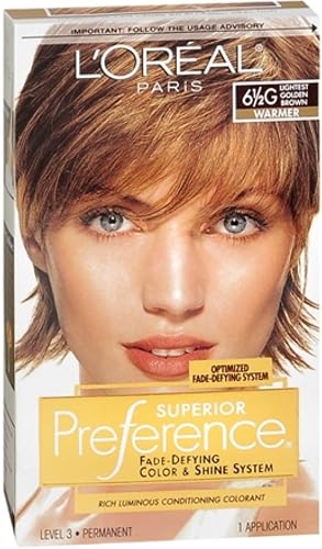 L'Oreal Superior Preference - 6-1/2G Lightest Golden Brown (Warmer) 1 Each (Pack of 11) Beauty & Personal Care L'Oreal Paris