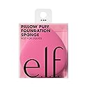 e.l.f. Pillow Puff Foundation Sponge, Bouncy, Ultra-Soft Foam Makeup Sponge For Liquid Foundation, Creates An Airbrushed Finish, Vegan Beauty & Personal Care e.l.f.