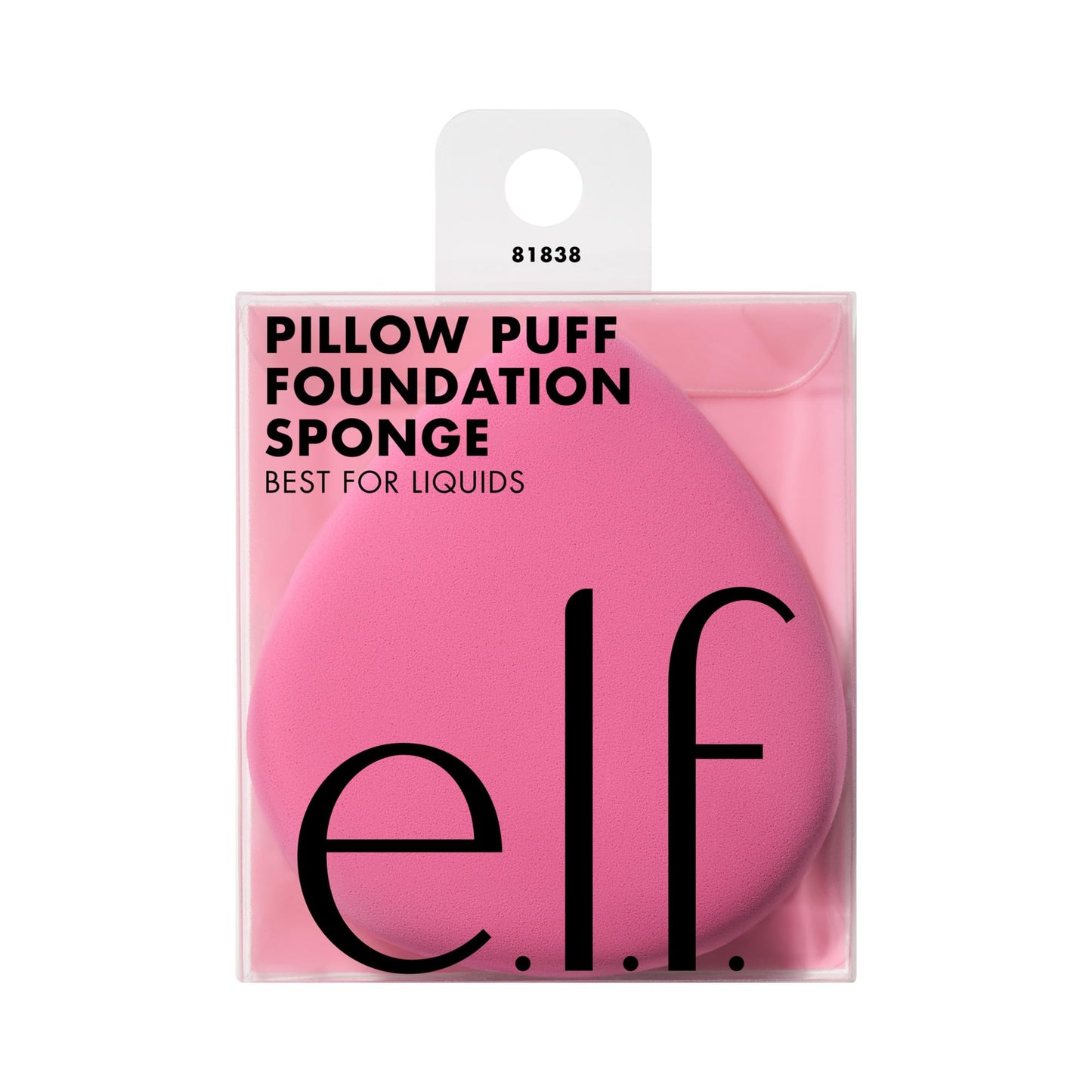 e.l.f. Pillow Puff Foundation Sponge, Bouncy, Ultra-Soft Foam Makeup Sponge For Liquid Foundation, Creates An Airbrushed Finish, Vegan Beauty & Personal Care e.l.f.