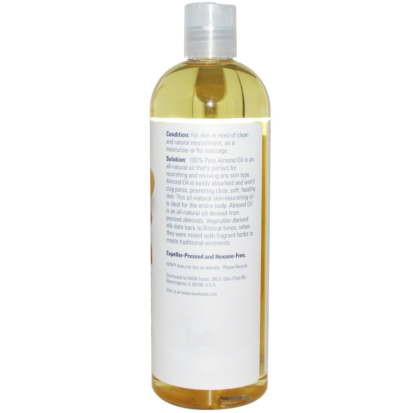 Now Foods Almond Oil, 16 Fl Oz (Pack of 2) Beauty & Personal Care NOW Foods