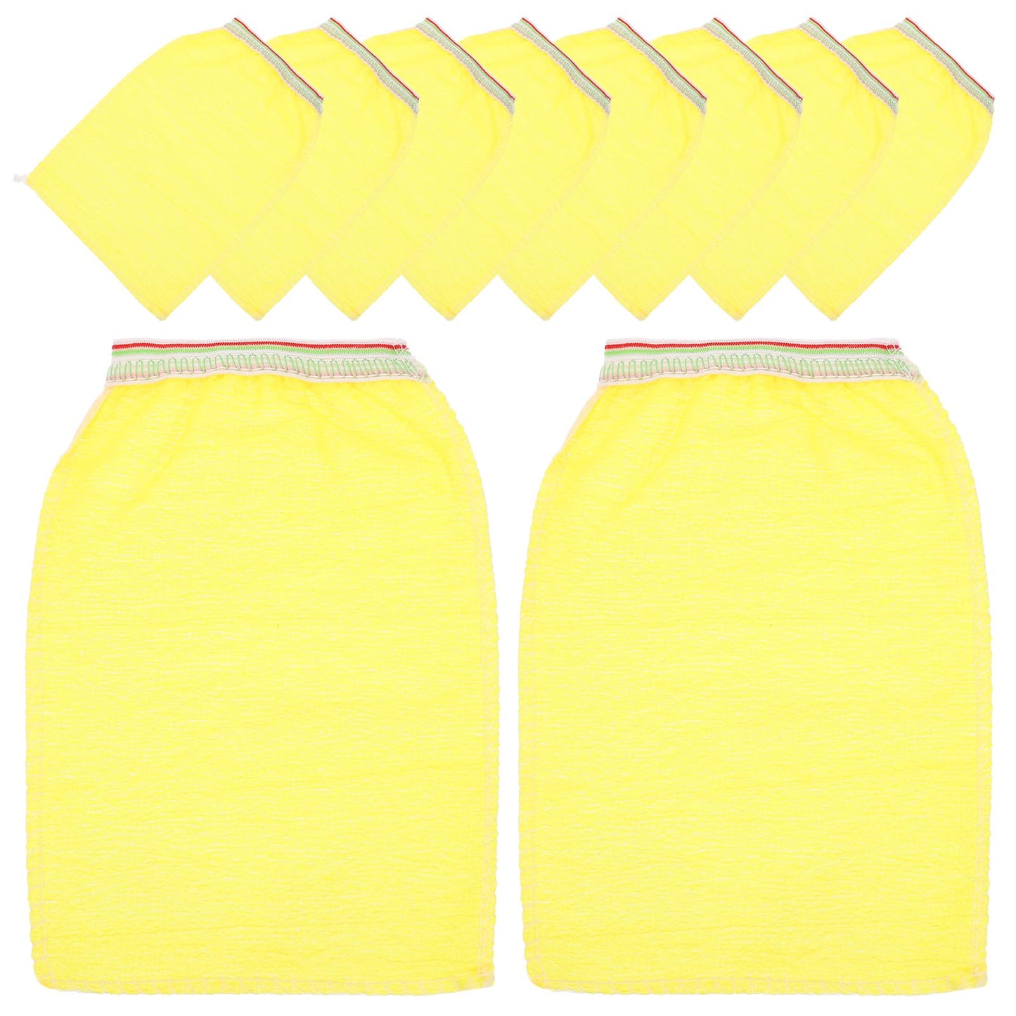 Healifty 25Pcs Disposable Exfoliating Bath Gloves for Shower Body Scrubbing Dead Skin Removal Non-Slip Back Scraper Mitts for Men and Women Beauty and Personal Care Healifty