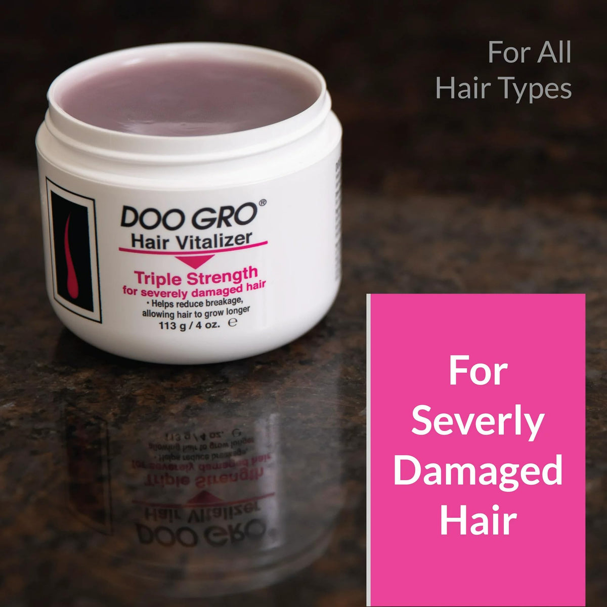 Doo Gro Triple Strength Medicated Hair Vitalizer, 4 Ounce (Pack of 2)