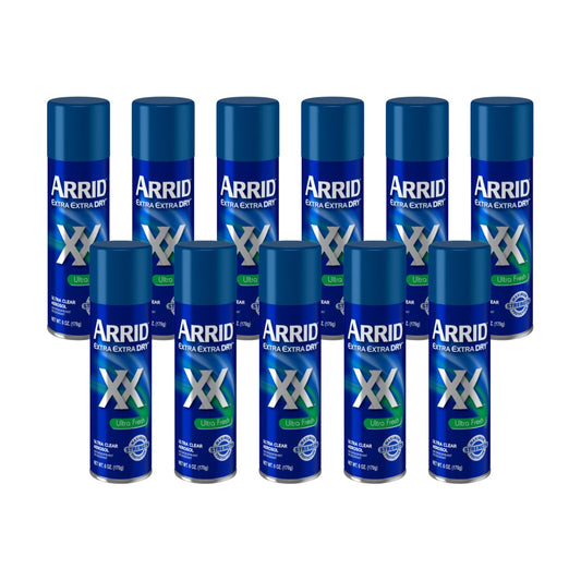 Arrid XX Extra Extra Dry Ultra Clear Aerosol Antiperspirant Deodorant, Ultra Fresh, 6 oz. (Pack of 11) Beauty and Personal Care Arrid