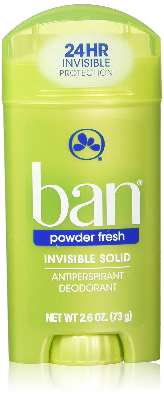 Ban Deodorant 2.6 Ounce Invisible Solid Powder Fresh (76ml) (2 Pack) Beauty and Personal Care Ban