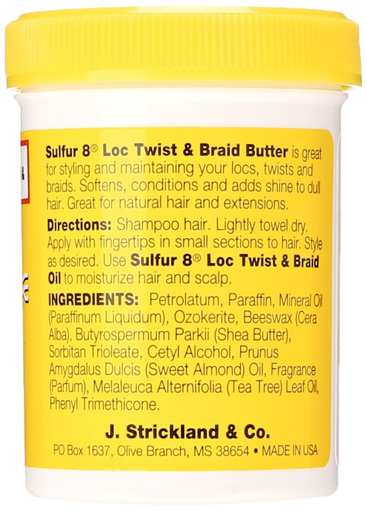 Sulfur8 Loc Twist and Braid Butter, 4 Ounce Beauty & Personal Care Sulfur 8