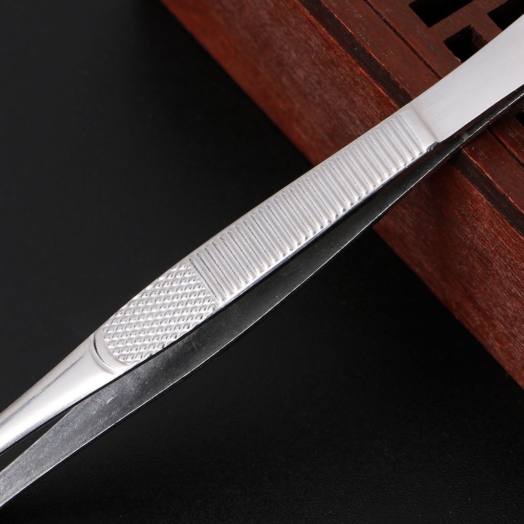 Atcdfuw Eyebrow Tweezers,Professional Stainless Steel Eyebrow Hair Removal Tweezer Flat Tip Tool New Beauty and Personal Care atcdfuw