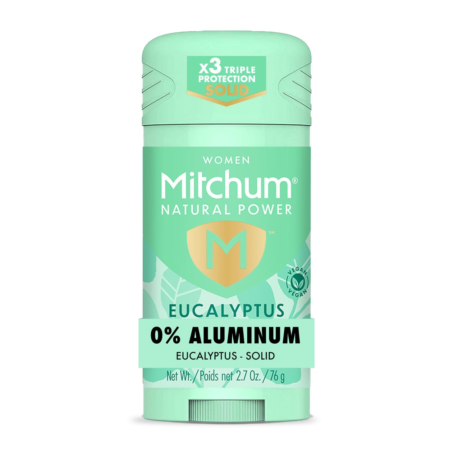Mitchum Women’s Natural Power Deodorant Solid, Eucalyptus, 24HR Protection, Vegan, 2.7 oz Beauty and Personal Care Mitchum