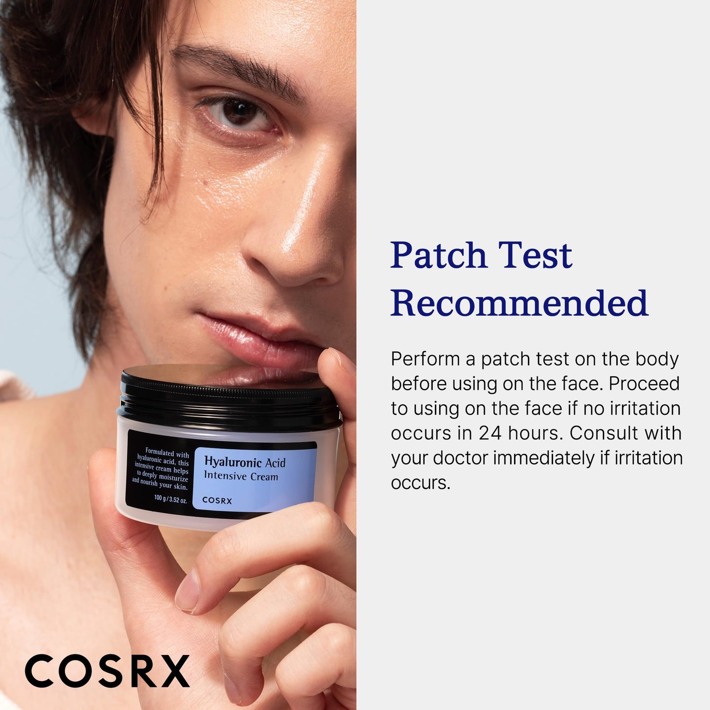 COSRX Hyaluronic Acid Moisturizing Cream, Lightweight, Non-Greasy, Long-lasting Hydration for Glass Skin, Daily Moisturizer for Sensitive Skin Beauty and Personal Care COSRX