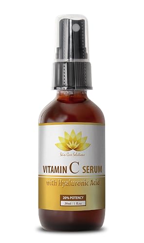 Hyaluronic acid for skin - VITAMIN C SERUM With Hyaluronic Acid - Anti wrinkle serum best - 1 bottle Beauty & Personal Care SKIN CARE SOLUTIONS