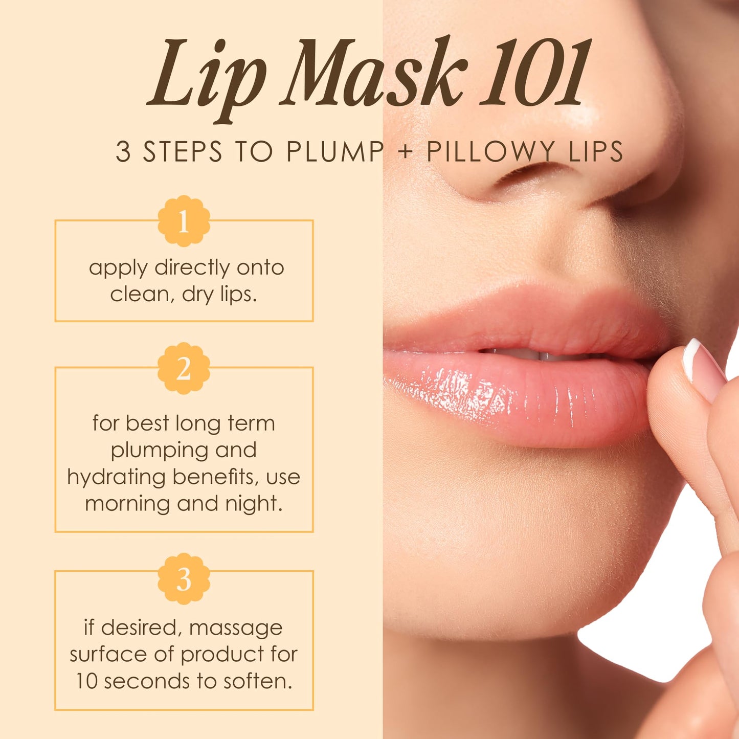 Grande Cosmetics GrandePOUT Plumping Lip Mask - for Hydrated, Fuller-Looking Lips - Berry Mojito (0.53 oz) Beauty & Personal Care Grande Cosmetics