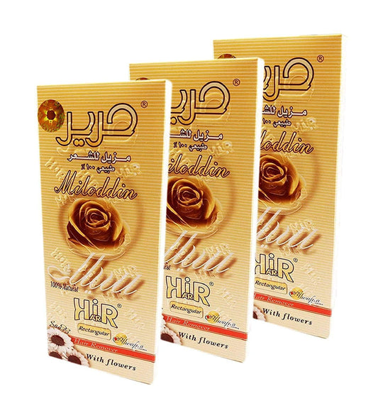 3 Pack Harir Sweet Packets Hair Removal Wax Waxing Sugar Sugaring Paste Natural Easy to Prepare All Body Bikini Brazilian Underarms Face (Each Pack Beauty and Personal Care bonballoon