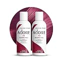 Adore Semi Permanent Hair Color (070 Raging Red) (2 Pack) | Vegan & Cruelty-Free Red Hair Dye | No Ammonia, No Peroxide, No Alcohol | 4 Fl Oz Beauty & Personal Care Adore