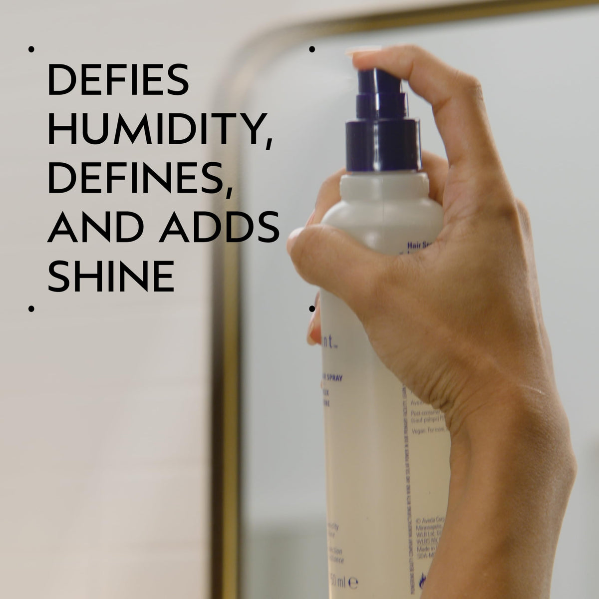 Aveda Brilliant Medium Hold Hair Spray | Non-Aerosol Spray | Anti-Humidity | Adds Shine | for All Hair Types, 8.5 Fl Oz Beauty & Personal Care Aveda