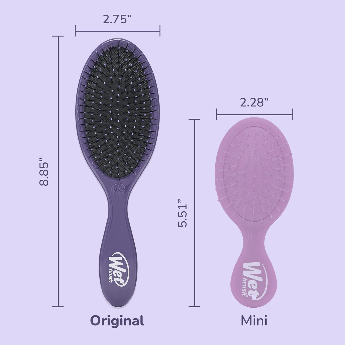 Wet Brush Original Detangler Hair Brush, Amazon Exclusive Purple - Ultra-Soft IntelliFlex Bristles - Detangling Hairbrush Glides Through Tangles Beauty & Personal Care Wet Brush