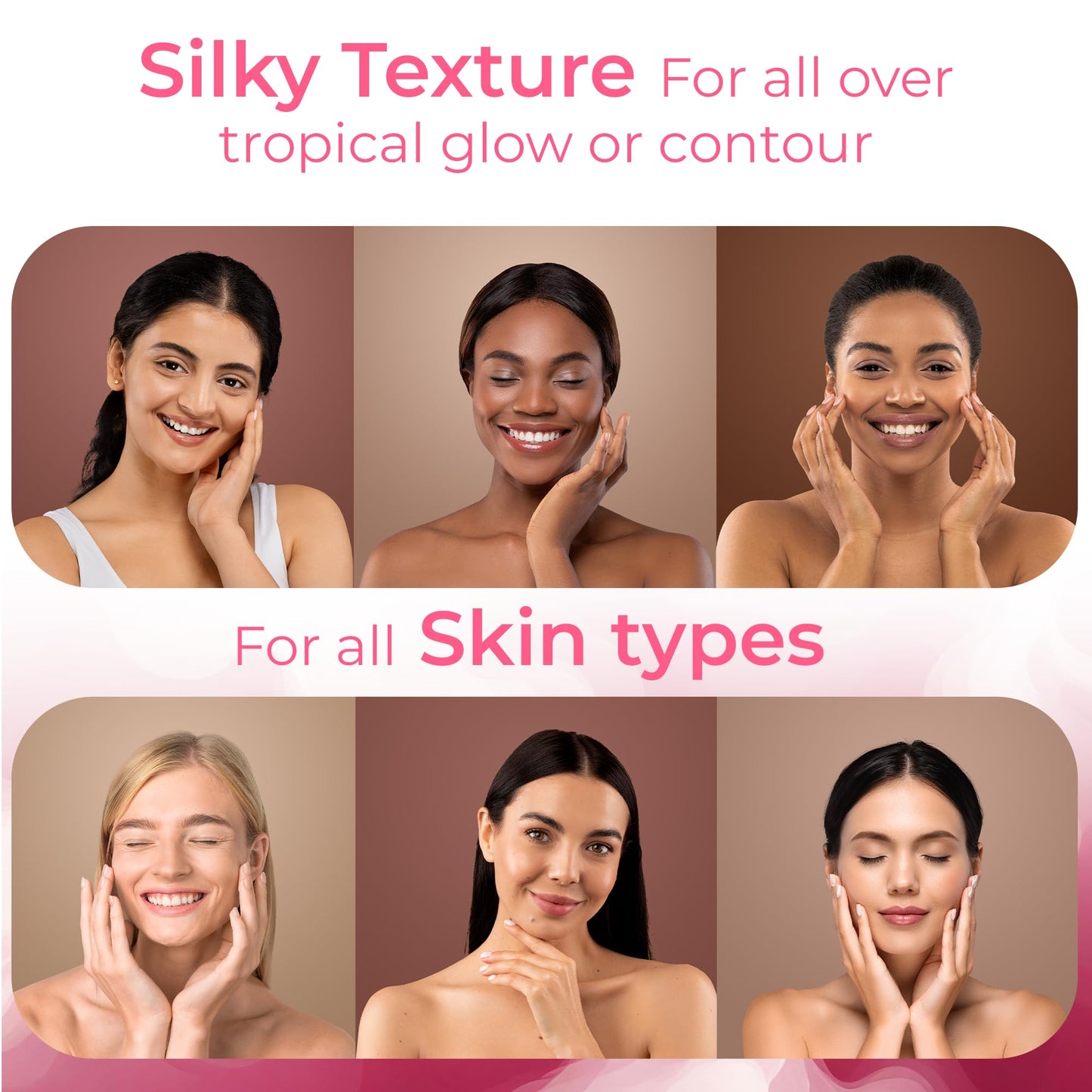 BRONZER POWDER Mineral Makeup Bronzing Loose Baked Highlighting Contour Tanning Shimmering Warmth Bare Sun Kissed Face Illuminating Glow Beauty & Personal Care Sweet Face Minerals