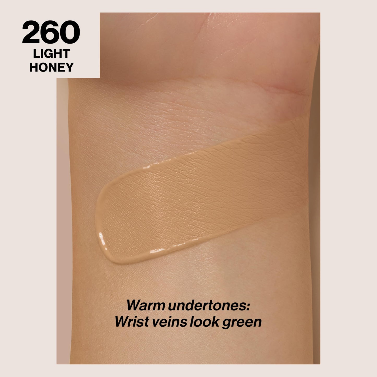 Revlon Liquid Foundation, ColorStay Face Makeup for Combination & Oily Skin, SPF 15, Medium-Full Coverage with Matte Finish, Light Honey (260), 1.0 oz Beauty & Personal Care REVLON