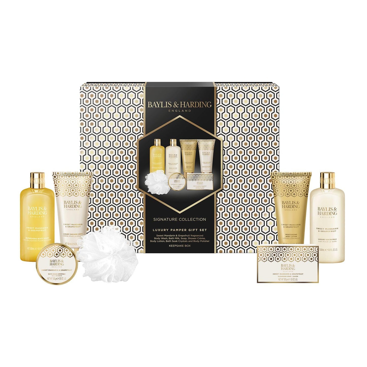 Baylis & Harding Gift Set for Women - Ultimate Luxury Bath & Skincare Set - Sweet Mandarin & Grapefruit Beauty and Personal Care Baylis & Harding