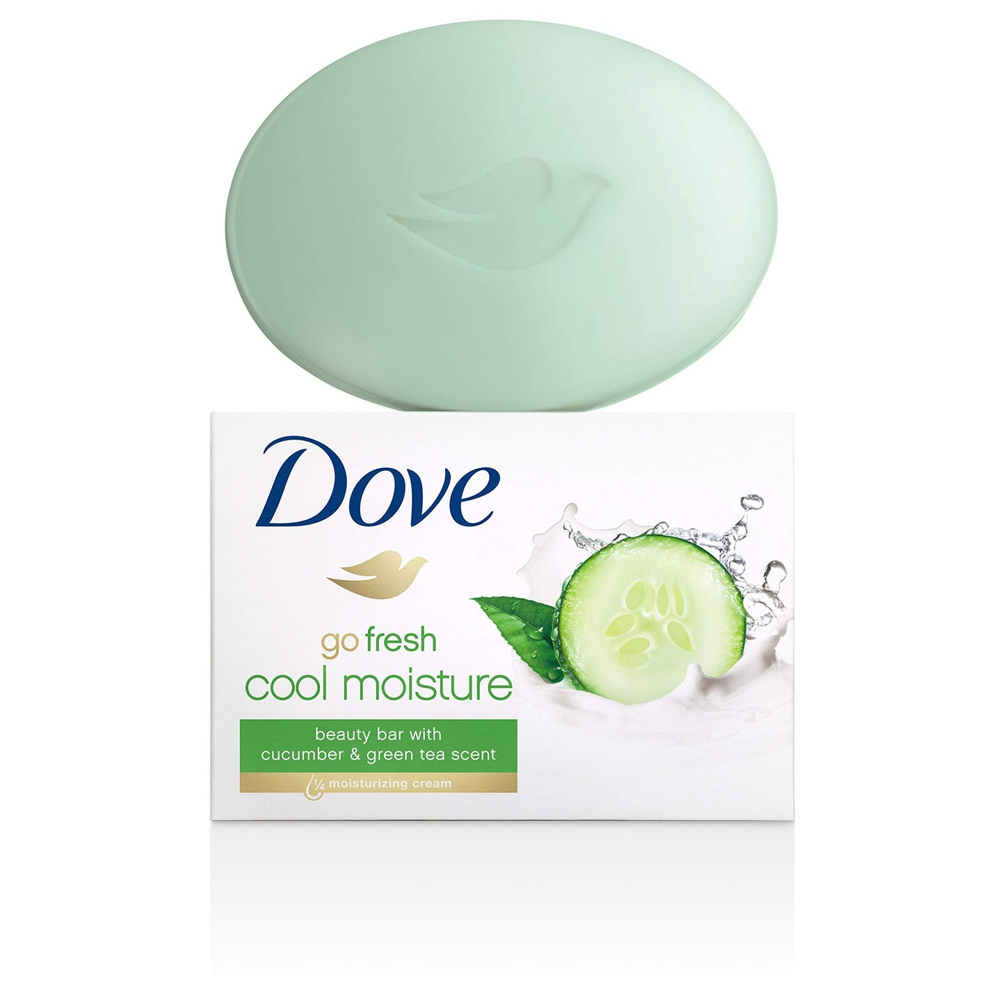 Dove More Moisturizing than Bar Soap, Cucumber and Green Tea Beauty Bar, 3.75 Ounce, 16 Count (Pack of 1) Beauty & Personal Care Dove