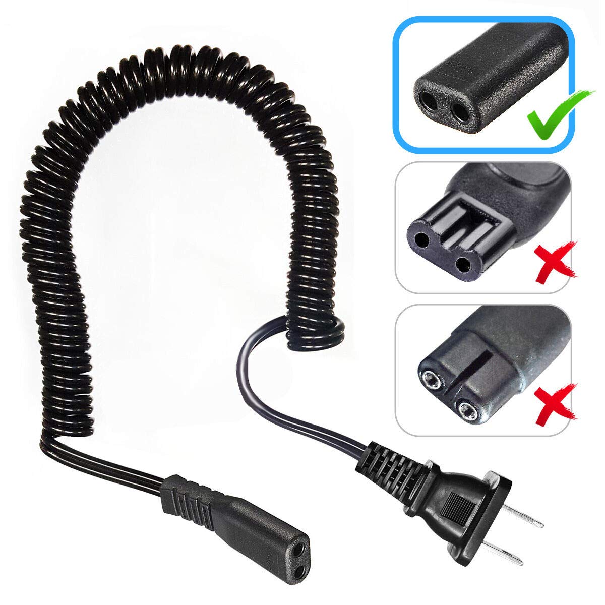 Replacement AC Power Adapter Cord Charger Cable for Norelco CW2161 /FS323 FS325 FS607 Shaver Beauty and Personal Care NIFER