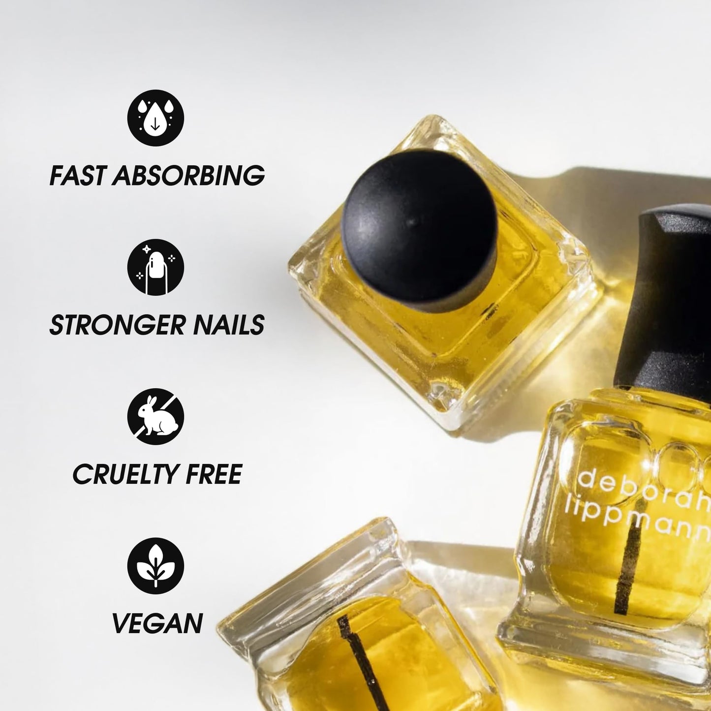 Deborah Lippmann It's A Miracle Cuticle Oil Repair Dry Cuticles with Essential Oils Vegan Nail Care with Almond Oil 0.50 fl oz Beauty & Personal Care Deborah Lippmann