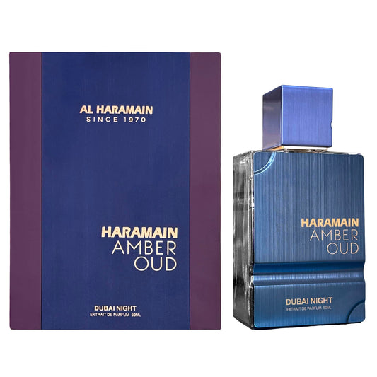 Al Haramain Amber Oud Dubai Night | Oud & Amber Cologne for Men | Long-Lasting Scent with Bergamot & Saffron 60ml (2.0 oz) Beauty & Personal Care Al Haramain
