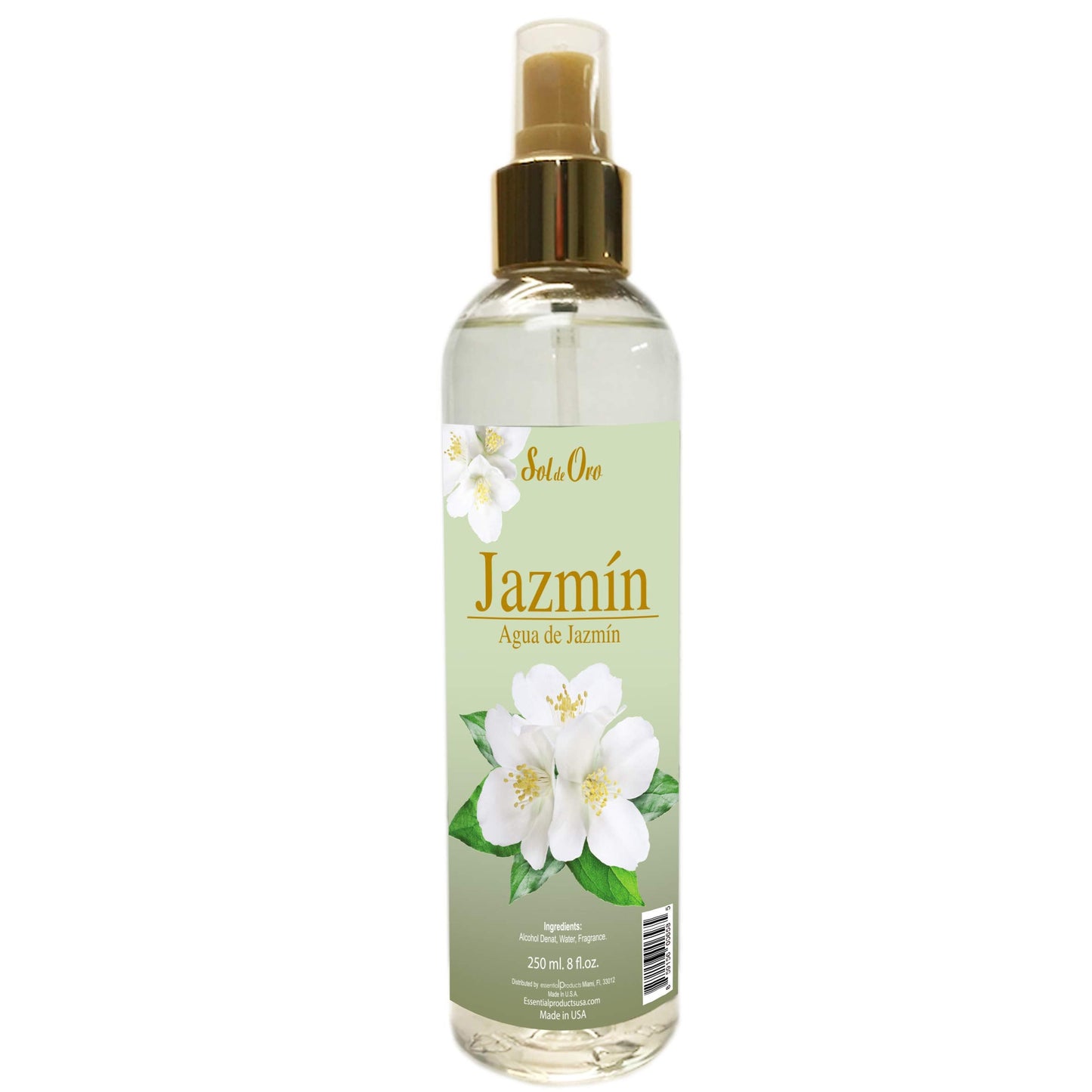Sol de Oro Splash Cologne Jazmin Fragrance of Cuba 8oz Beauty & Personal Care SOL DE ORO