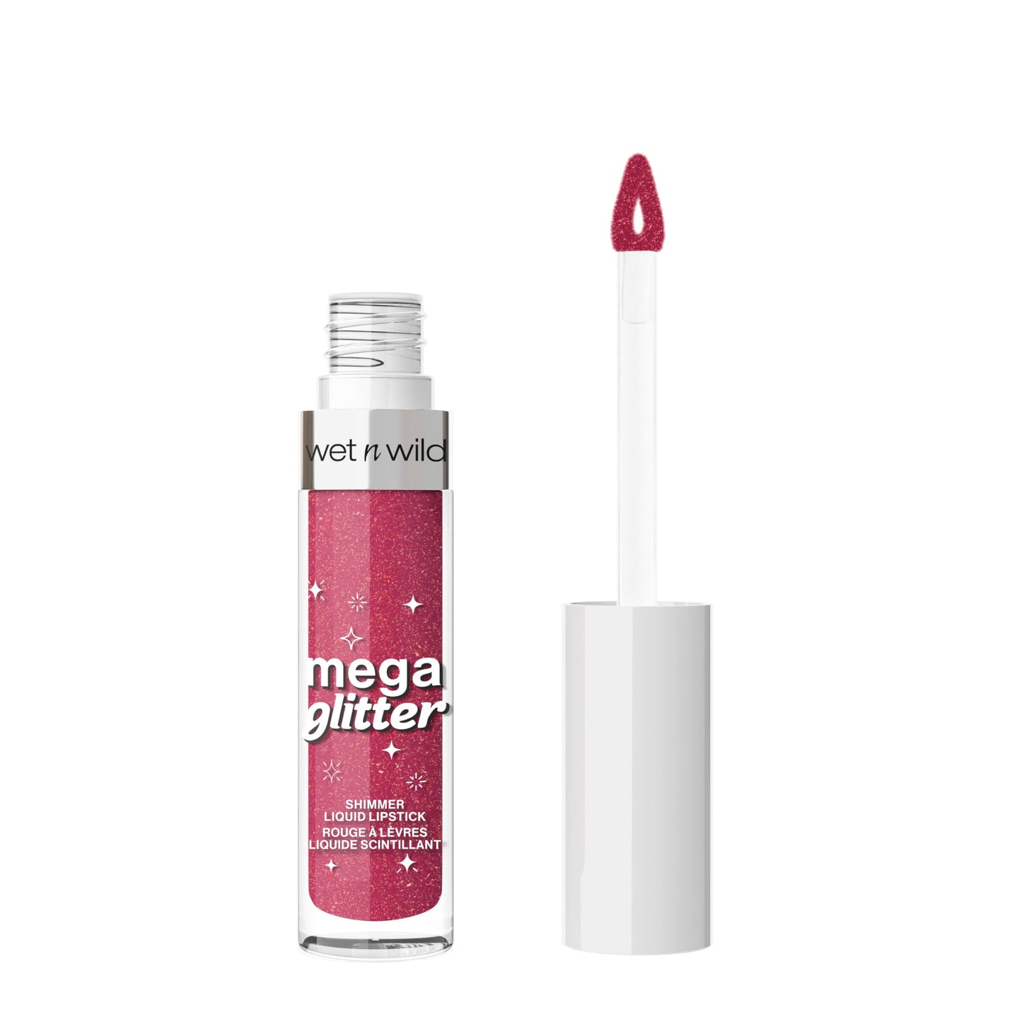 wet n wild Mega Glitter Shimmer Liquid Lipstick, Matte-to-Glitter Finish, Lightweight Formula, Comfortable Wear, Vitamin E-Infused for Nourished Beauty & Personal Care wet n wild