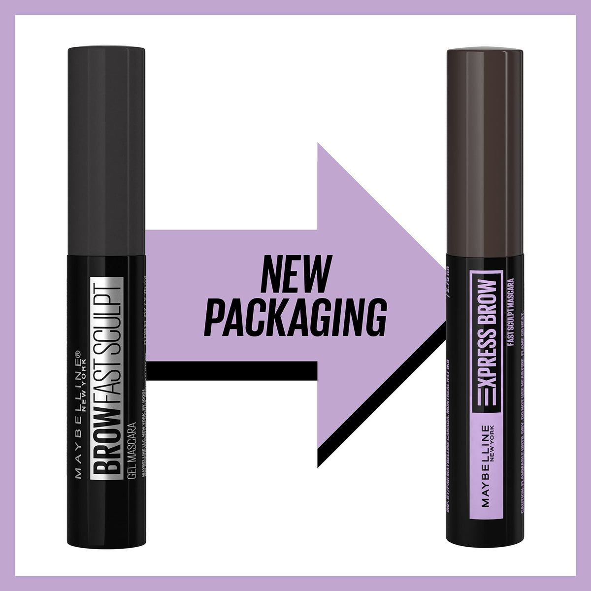 Maybelline Brow Fast Sculpt, Shapes Eyebrows, Eyebrow Mascara Makeup, Warm Brown, 0.09 Fl. Oz.