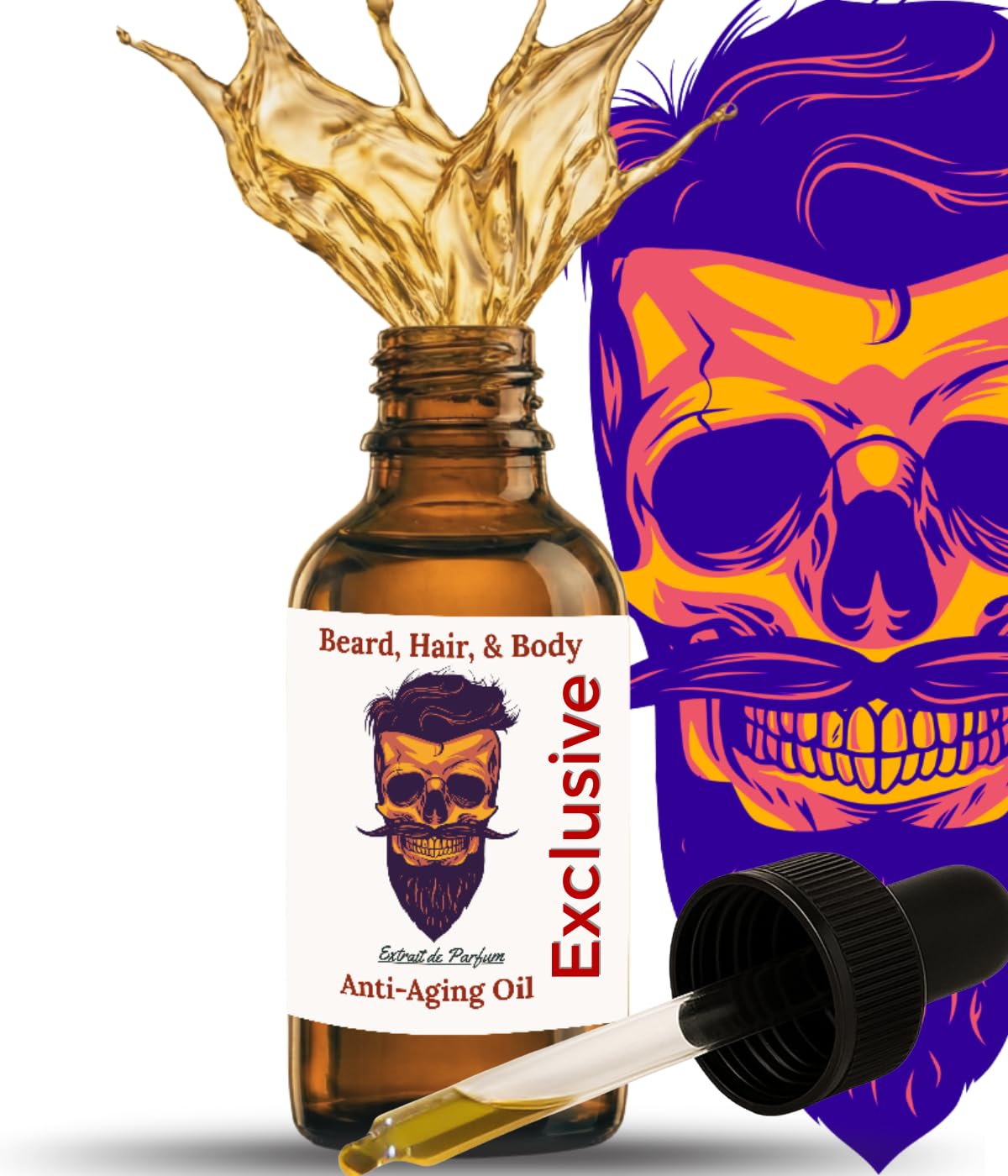 Frank SCENTS 2oz EXCLUSIVE - Scented Beard Oils For All Men, Beard Growth and Conditioner - Dry Flaky Dandruff skin - Oily Skin - 11 Natural Beauty and Personal Care Frank SCENTS