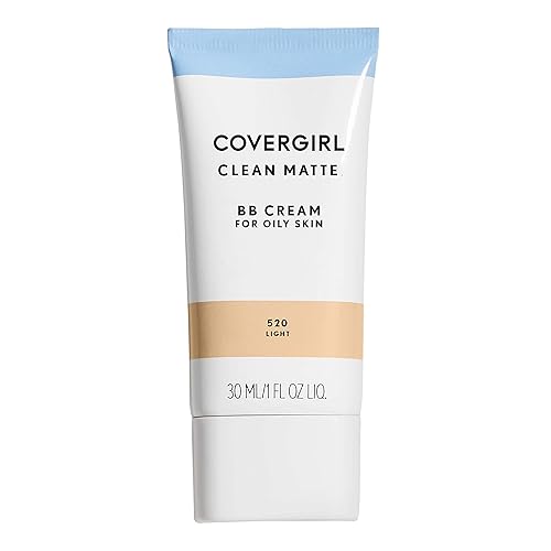 COVERGIRL - Clean Matte BB Cream, Oil-Free, Long-Lasting, Sensitive Skin, Lightweight, 100% Cruelty-Free Beauty & Personal Care COVERGIRL