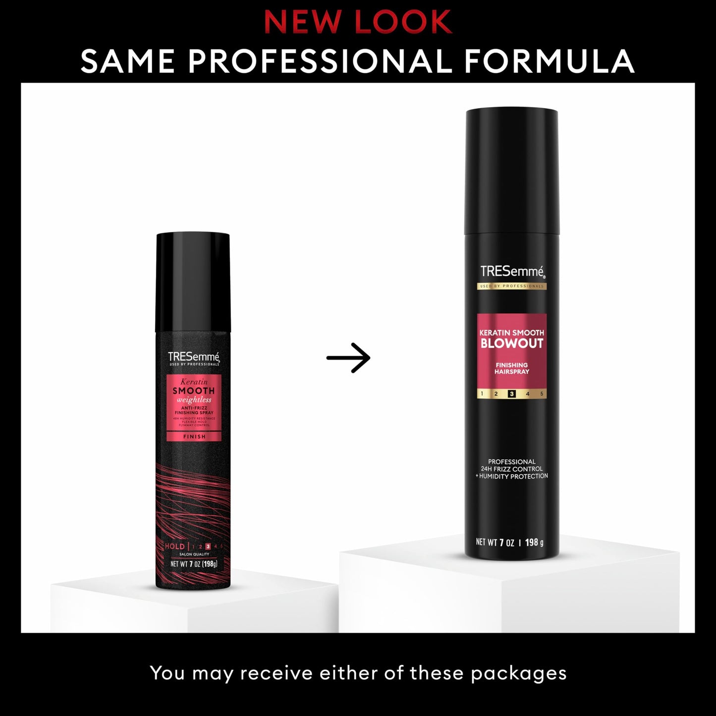 TRESemmé Anti-Frizz Finishing Spray Keratin Smooth for a Flexible Hold Weightless 7 Fl Oz Beauty & Personal Care TRESemmé