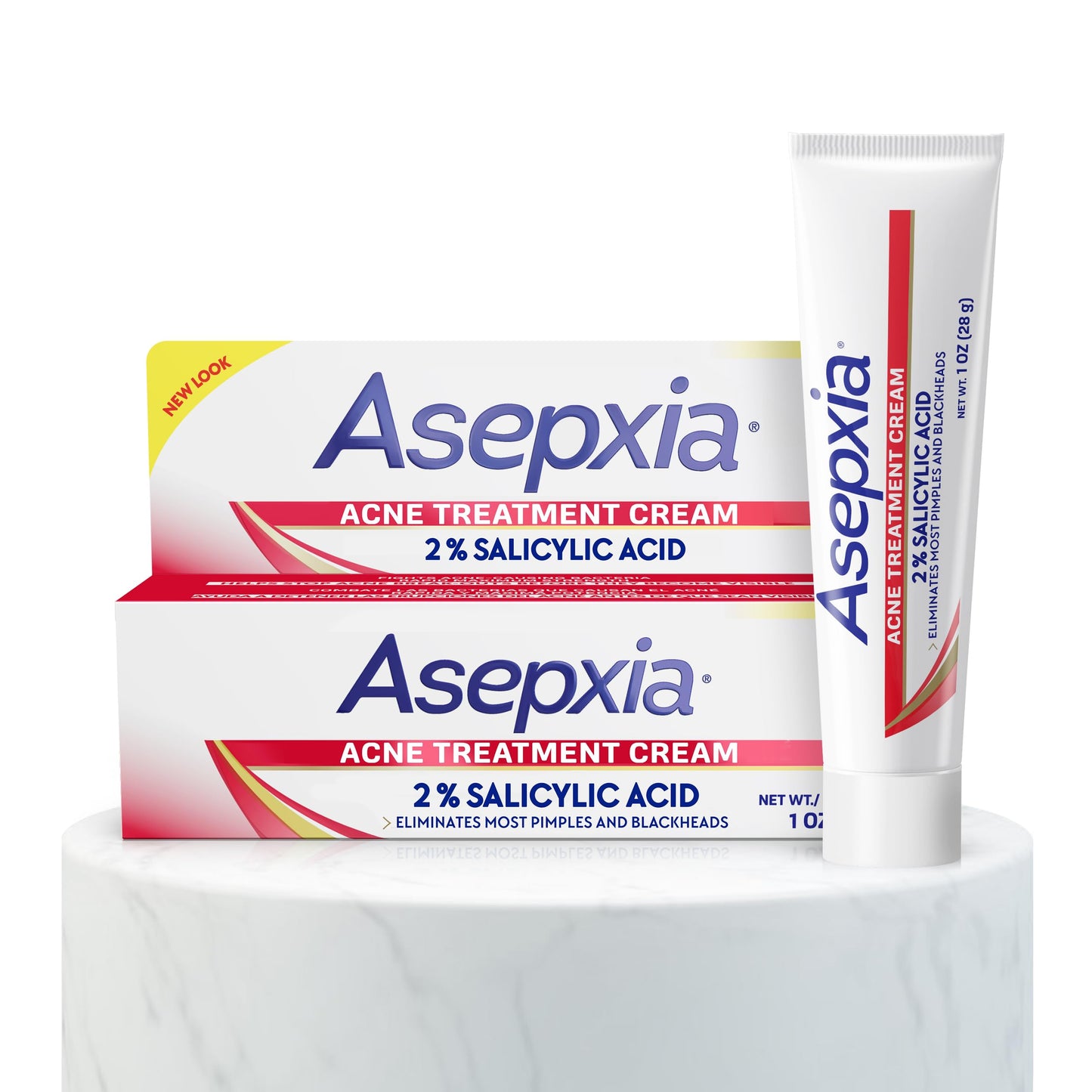 Asepxia 2% Salicylic Acid Acne Spot Treatment Cream | Drying Formula Targets Acne, Clears & Prevents Blemishes, Reduces Redness, Penetrates Pores Beauty & Personal Care Asepxia