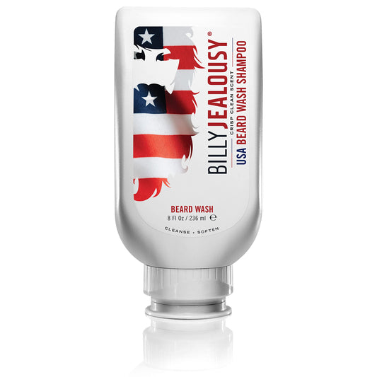 Billy Jealousy USA Beard Wash for Men Enriched With Softening & Hydrating Aloe Plus Strengthening and Conditioning Green Tea Extracts for Manageable Beauty & Personal Care Billy Jealousy