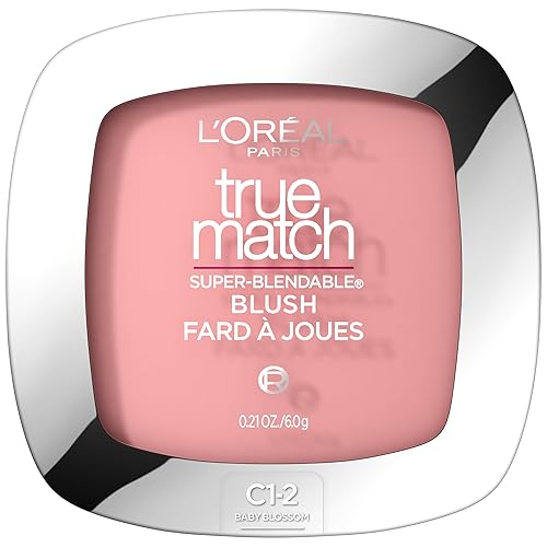 L'Oreal Paris True Match Super-Blendable Powder Blush, Baby Blossom C1-2, 0.21 Oz (Packaging May Vary) Beauty & Personal Care L'Oreal Paris