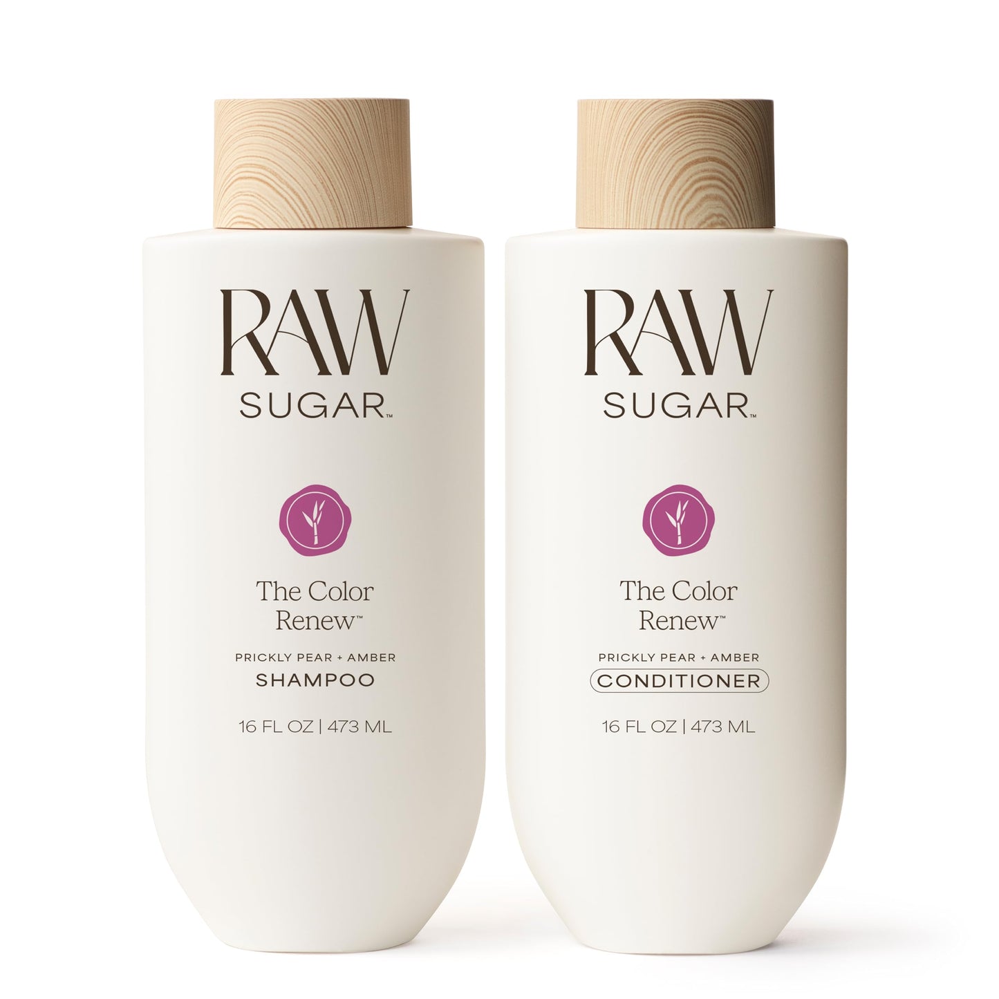 Raw Sugar Shampoo and Conditioner Set, The Color Renew Hair Care Duo, 16 Fl Oz (2 Products) Protects Color, A Renewing Haircare Bundle, Without Beauty & Personal Care RAW SUGAR