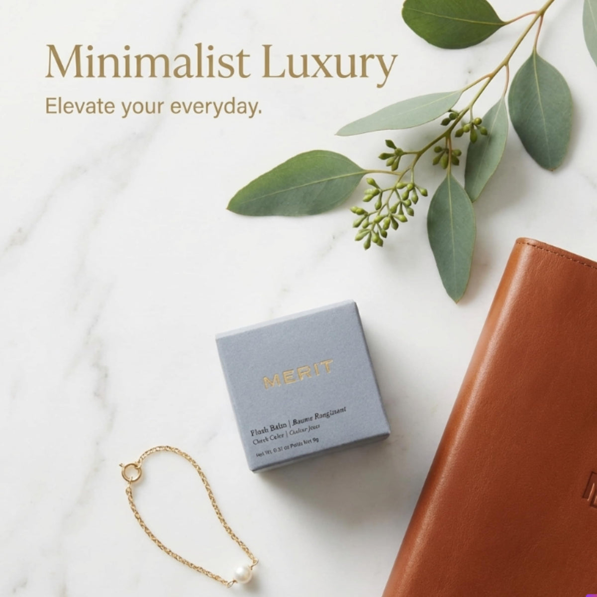 MERIT Flush Balm Cream Blush - 0.31 oz / 9 g (Apres (soft berry), 0.31 oz / 9 g)
