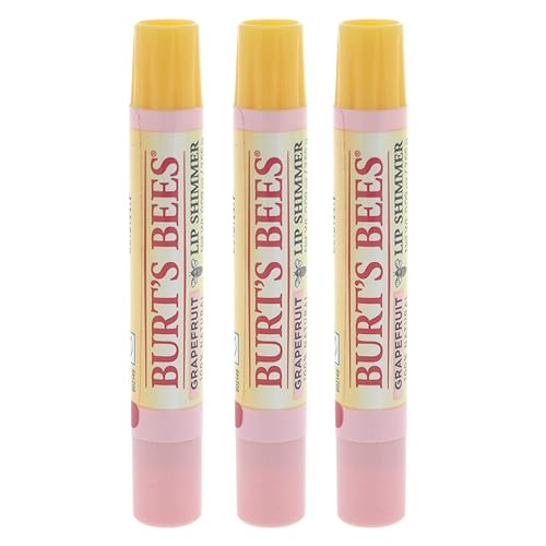 Burt's Bees Lip Shimmer, Grapefruit 0.09 oz (Pack of 3) Beauty & Personal Care Burt's Bees