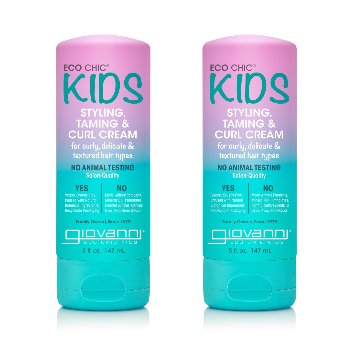 Eco Chic KIDs Styling Taming & Curl Cream - Kids Curl Cream, Curly Hair Products, Long-Lasting and Lightweight, for Delicate And Textured Hair Types Beauty & Personal Care GIOVANNI