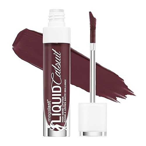 wet n wild Mega Last Catsuit High-Shine Liquid Lipstick Maroon Devil's Advocate Beauty & Personal Care wet n wild