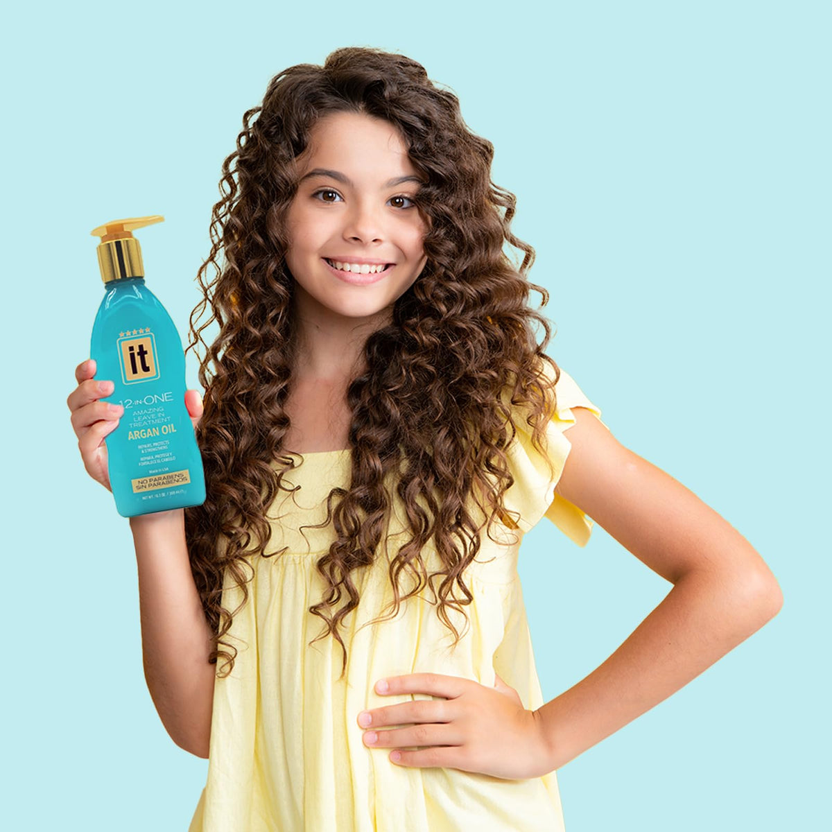 IT 12-in-One Amazing Leave-In Treatment with Argan Oil, Repairs, Protects and Strengthens, No Parabens, 10.2 oz