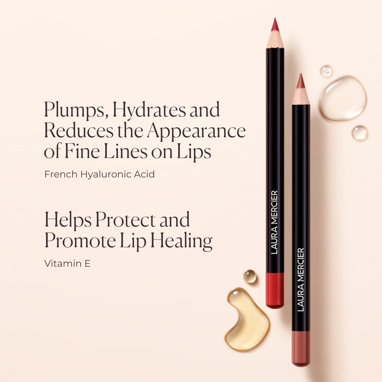 Laura Mercier Caviar Perfecting Lip Liner Pencil, 16HR Longwear, Comfortable Non-Dragging Application, Feather and Water-Proof, Infused with French Beauty & Personal Care Laura Mercier