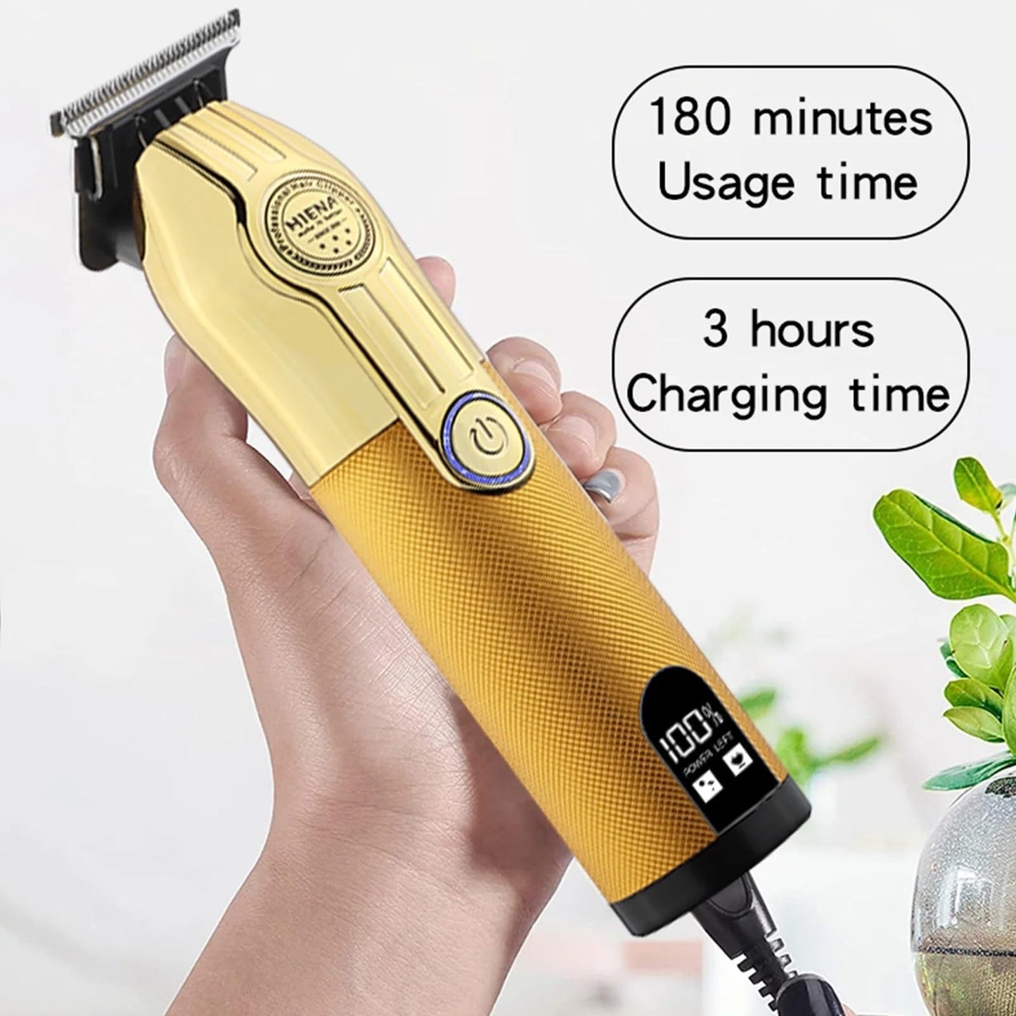 QDKVTNDJZ Hair Clippers for Men, Professional Barber Machines Electric Trimmer Precision Steel Blade Cutting Machine(Blue 601) Beauty and Personal Care QDKVTNDJZ