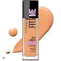 Maybelline Fit Me Dewy + Smooth Liquid Foundation Makeup, Warm Honey, 1 Count (Packaging May Vary) Beauty & Personal Care MAYBELLINE