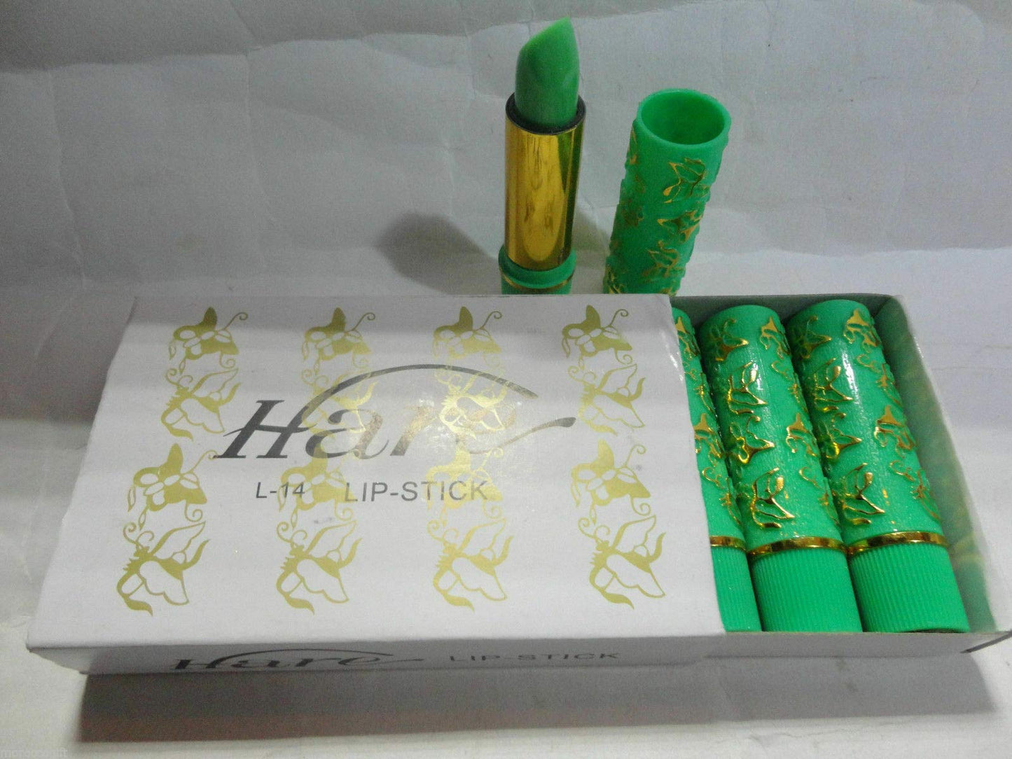 4pcs Real Original Hare Magic Moroccan Lipsticks change green to pink Beauty & Personal Care hare